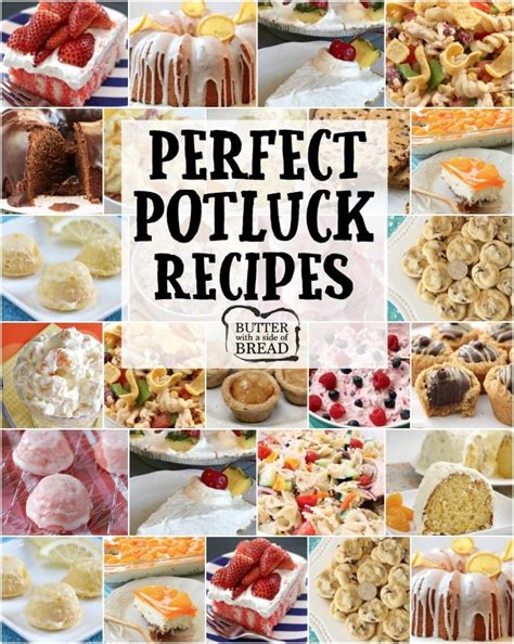 20 PERFECT POTLUCK RECIPES - Butter with a Side of Bread