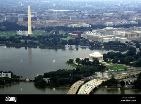 Aerial view of Washington Monument, Washington, USA Stock Photo - Alamy