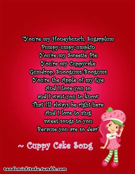 cuppy cake song on Tumblr