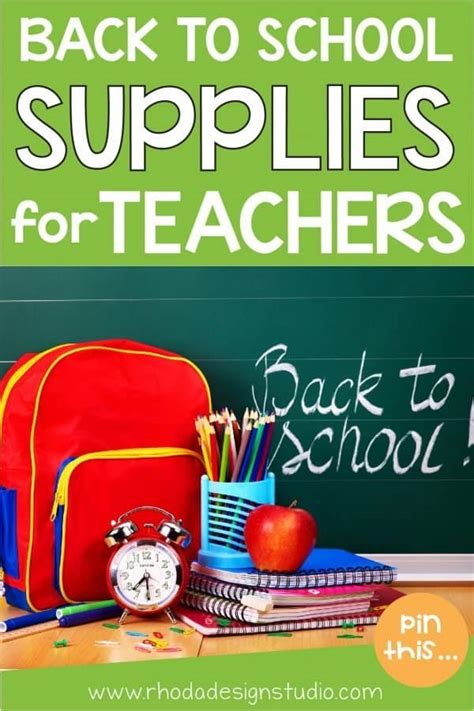 The Best Back to School Teacher Supplies on Your List