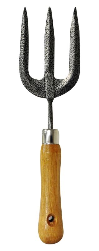 KINGFISHER Garden Tool Wooden Handled Hand Fork - Fairway Electrical