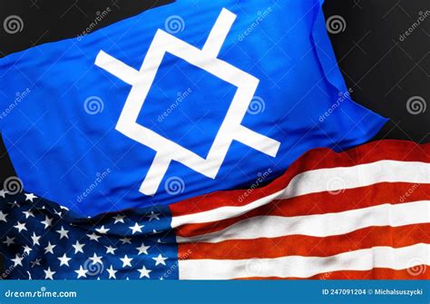 Flag of Northern Cheyenne stock illustration. Illustration of dark ...