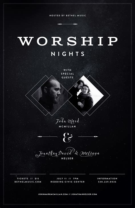 Bethel Music Worship Nights | Behance