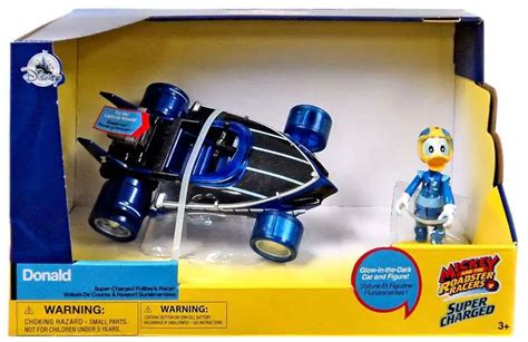 Disney Mickey Roadster Racers Super Charged Donald Exclusive Pullback Racer - ToyWiz