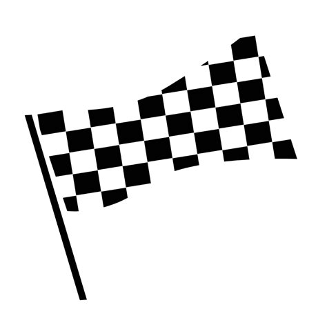 Free Black And White Racing Flag clipart Template - Edit Online ...