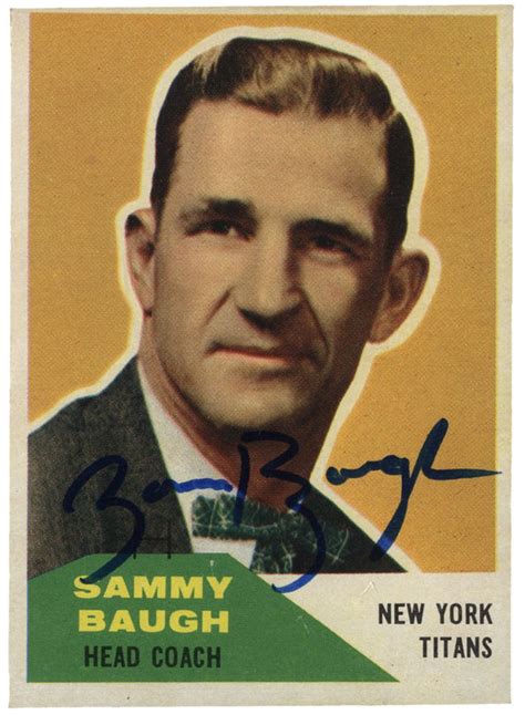 Sammy Baugh | PSA AutographFacts℠