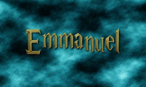 Emmanuel Logo | Free Name Design Tool from Flaming Text