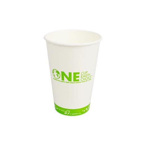 Karat Earth 16oz Eco-Friendly Paper Cold Cups - One Cup, One Earth - 90mm - 1,000 ct | Coffee ...