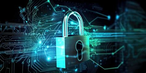 Premium AI Image | Securing Digital Information Padlock Emblematic of Internet Cybersecurity and ...