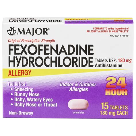 FEXOFENADINE 180MG TABS