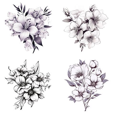 Violet Flower Tattoo Designs, Meaning, Placement Ideas – The Bridge Tattoo Designs