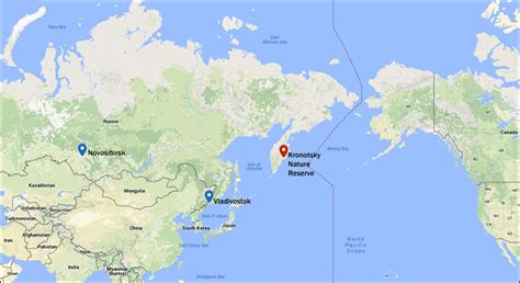 Kamchatka Peninsula On World Map – Map With States