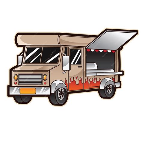 Premium Vector | Food truck