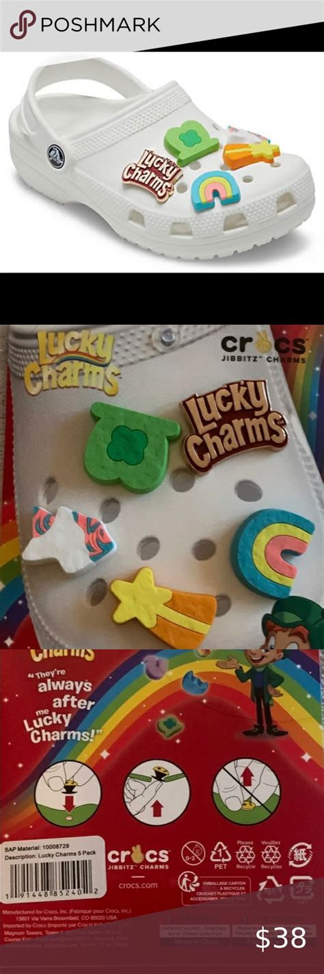 Lucky charms Crocs jibbitz | Crocs jibbitz, Crocs fashion, Lucky charm