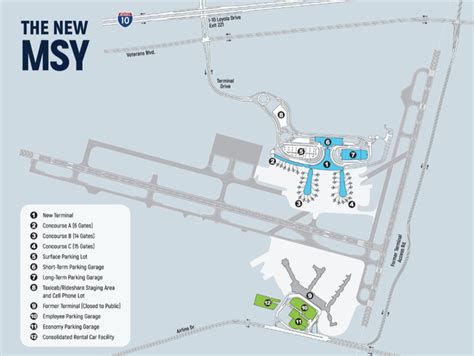 New Orleans Airport Parking Garage Rates | Dandk Organizer