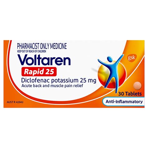 Buy Voltaren Rapid 25mg 30 online | Healthylife Pharmacy | Healthylife