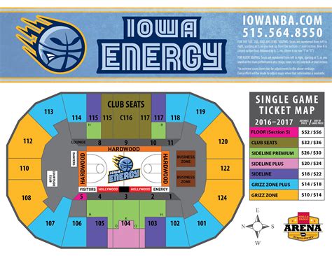 Seating Charts | Iowa Events Center