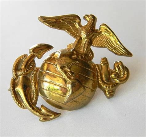 Vintage Brass U.S. Marine Corps Pin