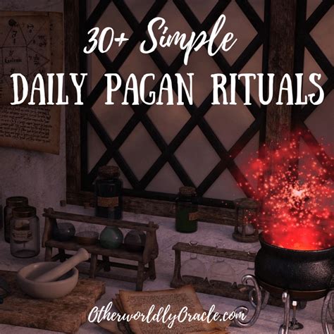 Everyday Paganism: List of 30+ SIMPLE Daily Pagan Rituals