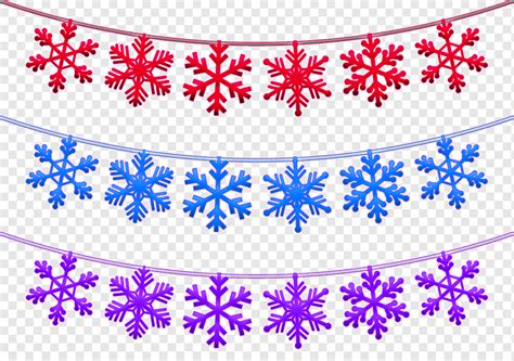 Christmas Snowflake Banner, Christmas Bunting, Red Snowflake, Blue Snowflake, Purple, Xmas, Red ...