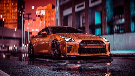 nissan gtr, need for speed, nissan, cars, hd, 4k, artstation HD Wallpaper