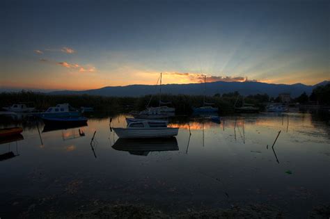 Lake Ohrid Sunset | Taken in Struga, Macedonia, looking acro… | Flickr