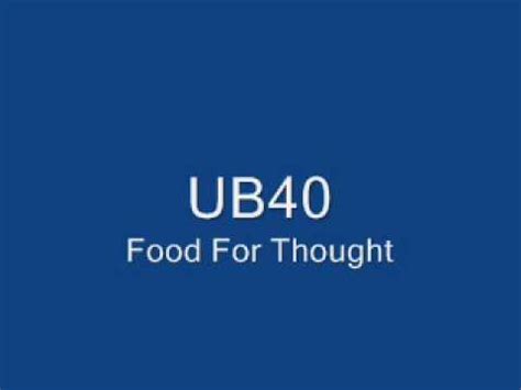 Food For Thought by UB40 - Songfacts