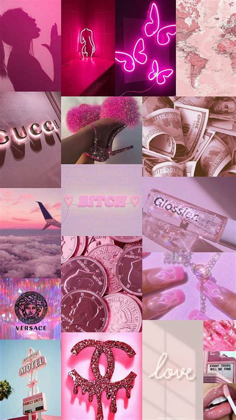 Aesthetic, butterfly, channel, gucci, pink, HD phone wallpaper | Peakpx