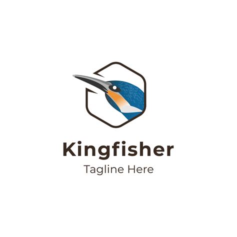 Kingfisher logo design concept vector 24225027 Vector Art at Vecteezy