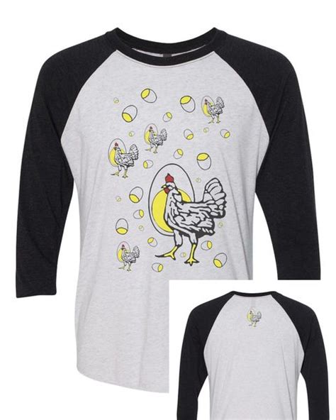 Roseanne inspired Chicken Shirt 3/4 sleeve baseball raglan | ZavaJam ...