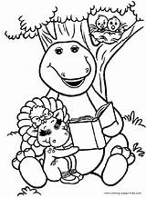 Barney And Friends Coloring Pages sketch template