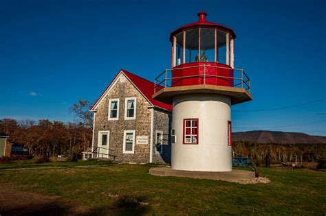 St. Paul Lighthouse, Dingwall, Cape Breton Nova Scotia, Canada