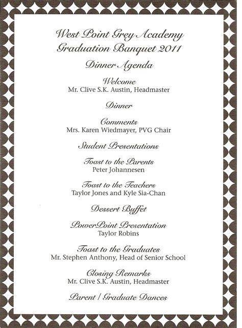 Download Banquet Programs Templates free – backupdry – Banquet Program ...