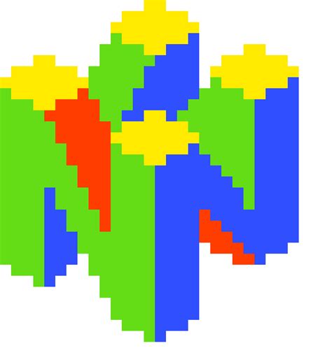 Pixilart - N64 logo by ThatOneGoat