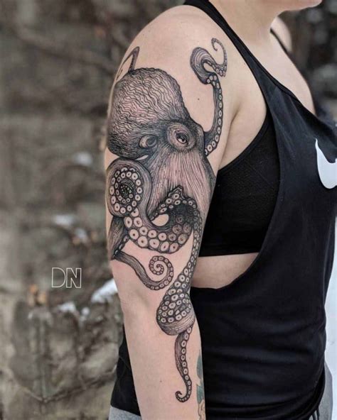 Big Octopus Tattoo on Shoulder | Best Tattoo Ideas Gallery