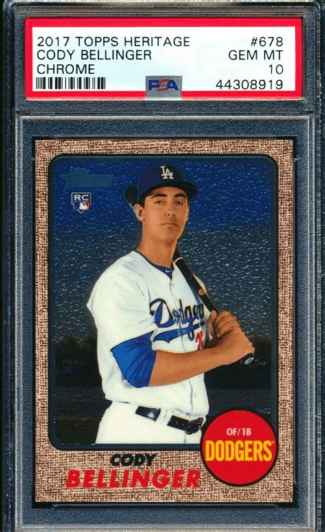 Cody Bellinger Rookie Card – Top 5 Cards, Value, Checklist - Gold Card ...