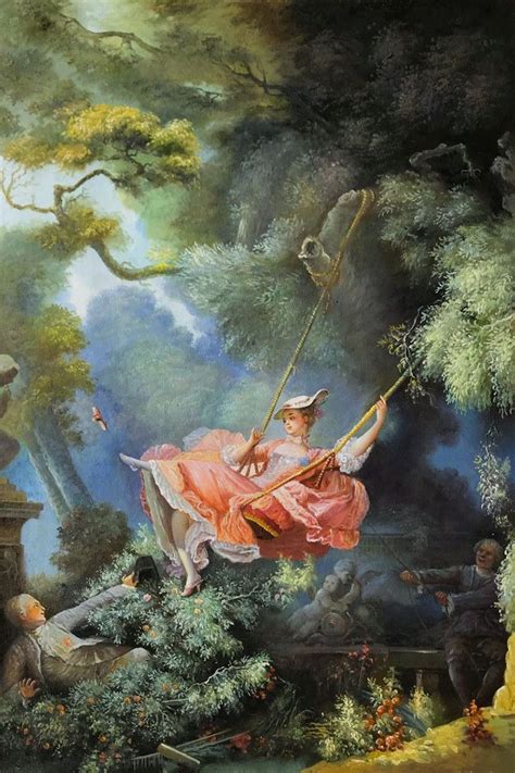 The Swing, c.1765 by Jean-Honore Fragonard Hand Painted Oil Painting | Hand painting art ...