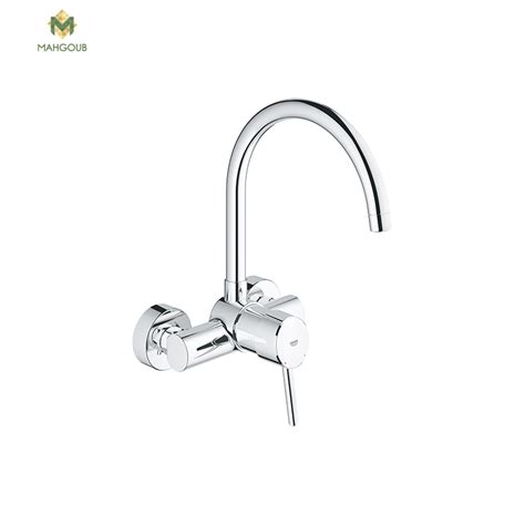 Kitchen wall mounted mixer grohe new concetto hand mixer chrome 32667001 - Mahgoub for Ceramic ...