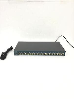 Cisco Catalyst WS-C2950T-24 2950 Series 24-Port Network Switch WORKING ...