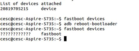 `fastboot devices` command returns a device with question marks | SolveForum