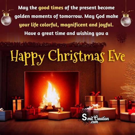 Blessing Christmas Eve Message Pic - SmitCreation.com