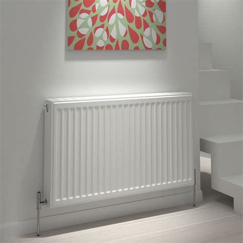 Kudox Type 22 double Panel radiator White, (H)500mm (W)1800mm ...