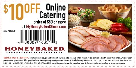 Honey Baked Ham Printable Coupons May 2018 - Printable Coupon Codes 2018