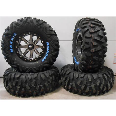 MSA Lok 14" UTV Wheels 30" BigHorn Tires Polaris RZR XP 1000 / PRO XP / Ranger XP 900/1000 ...