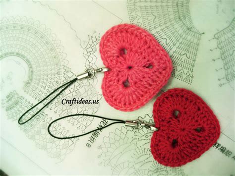 crochet heart key chain for valentine | Crochet bookmark pattern, Crochet heart pattern, Crochet ...