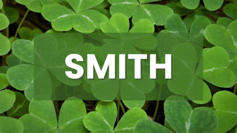 Smith: surname MEANING, origin, and popularity, EXPLAINED