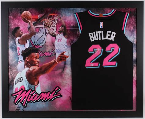 Jimmy Butler Signed 35x43 Custom Framed Jersey (Beckett COA) | Pristine ...