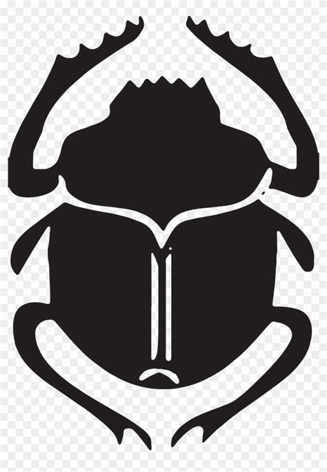 Ancient Egypt, Beetle, Scarab, Silhouette, Symbol Png - Egyptian Scarab ...