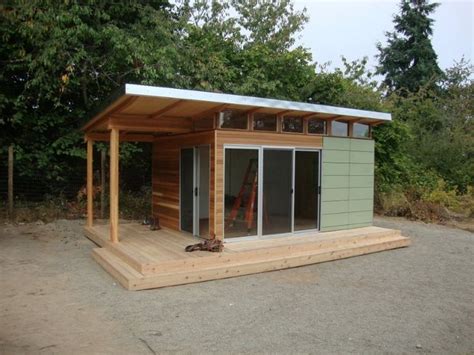 Modern-Shed Pre-Fab Shed Kit: 12' x 16' Coastal - | Prefab sheds ...