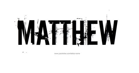 Matthew Name Tattoo Designs | Name tattoo designs, Matthew name, Tattoo designs